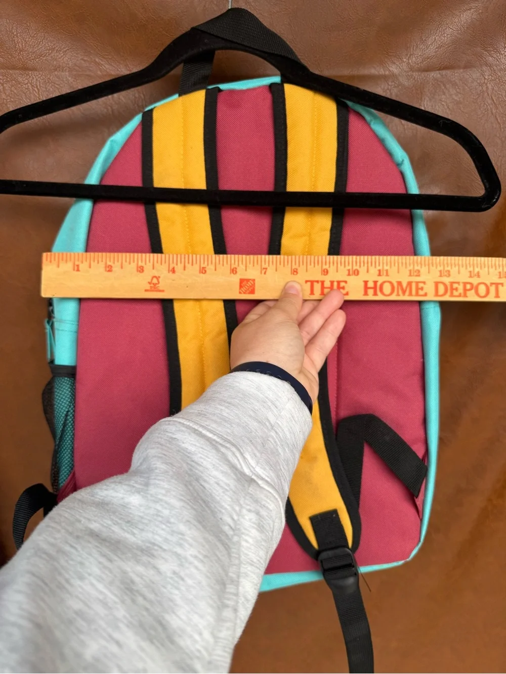 Dickies Colorblock Backpack Yellow Pink Blue School Travel Laptop Book Bag